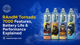 RAndM Tornado 7000-functies, batterijduur en prestaties uitgelegd