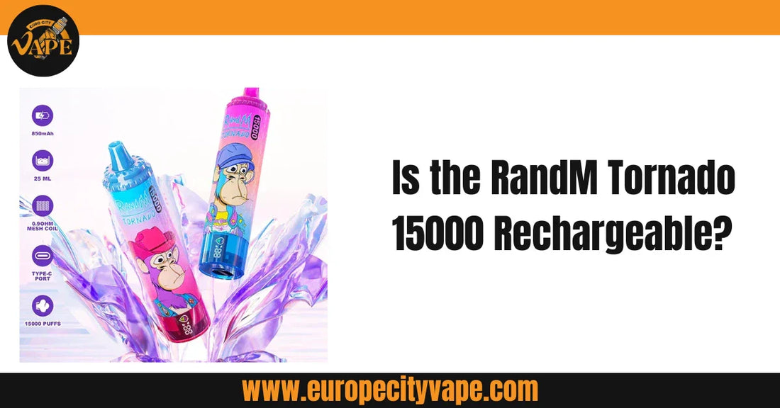 Is the RandM Tornado 15000 Rechargeable