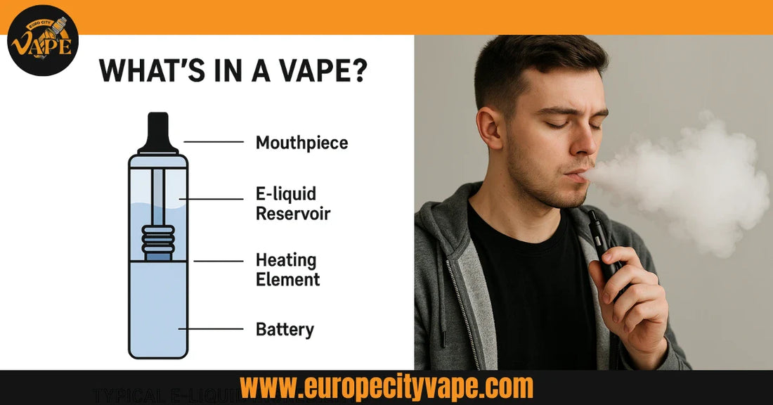 Wat zit er in een vape? Volledig overzicht van ingredinten en veiligheid Wat zit er in een vape? Volledig overzicht van ingredinten en veiligheid