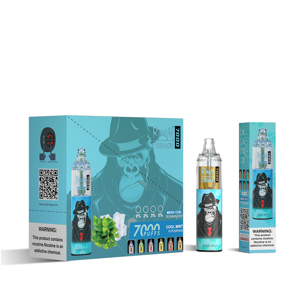 RAndM Tornado 7000 Puffs Wegwerp Vape (Doos van 10)