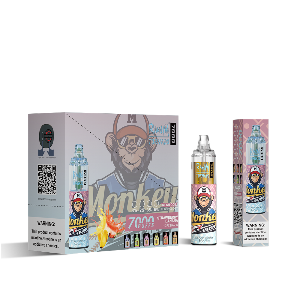 RAndM Tornado 7000 Puffs Wegwerp Vape (Doos van 10)