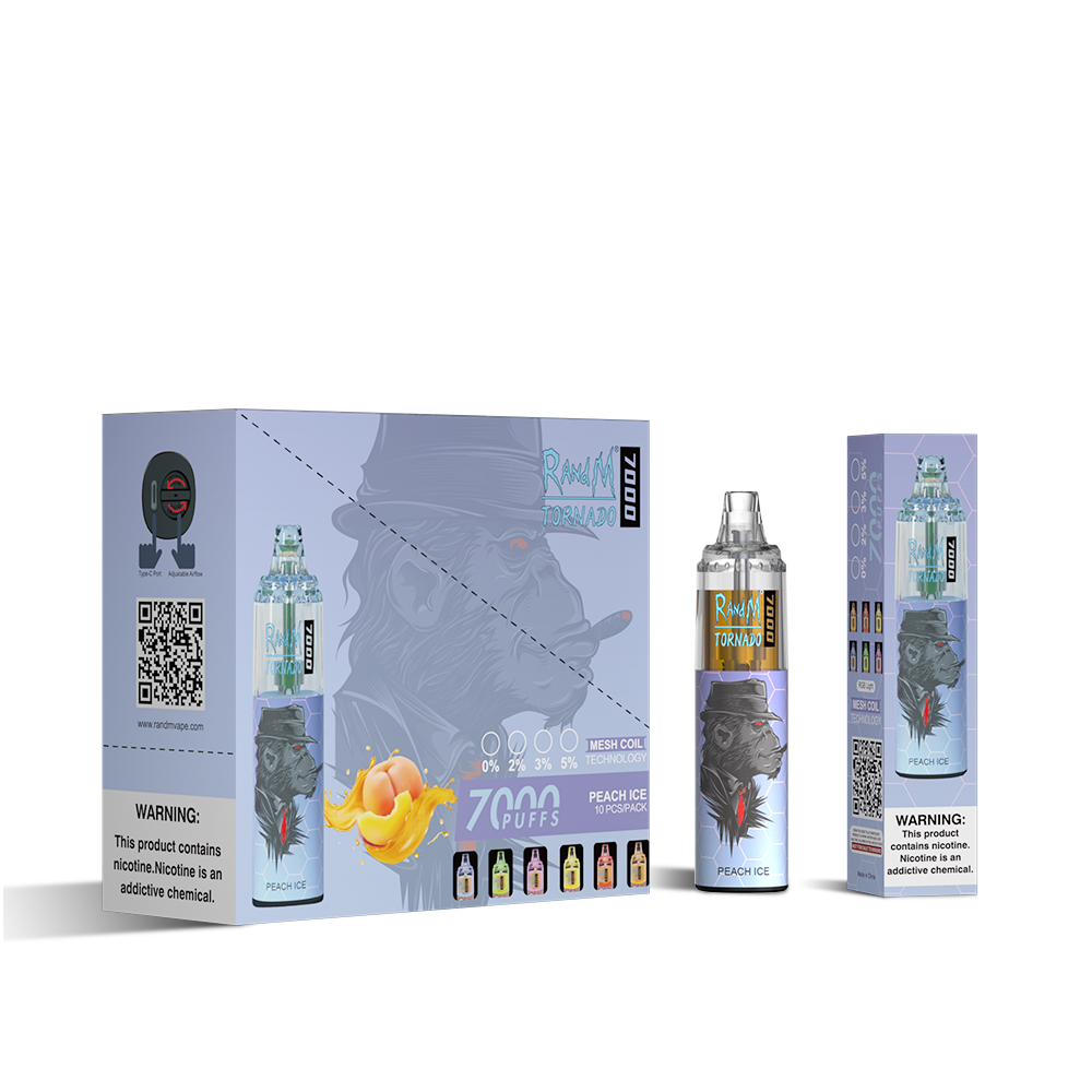 RAndM Tornado 7000 Puffs Wegwerp Vape (Doos van 10)