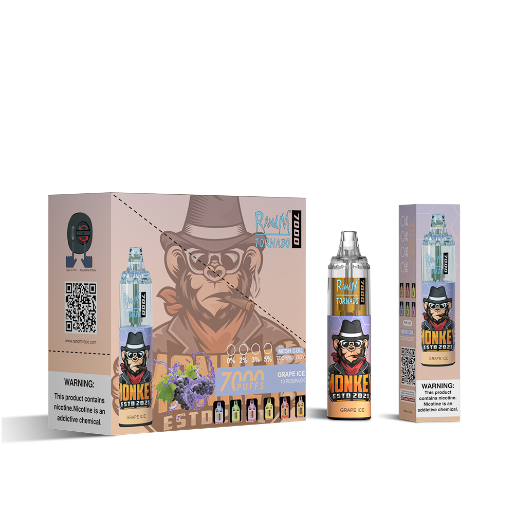 RAndM Tornado 7000 Puffs Wegwerp Vape (Doos van 10)