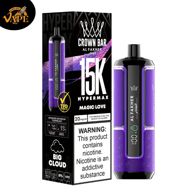 Al Fakher Crown Bar 15000 Hypermax Disposable Vape