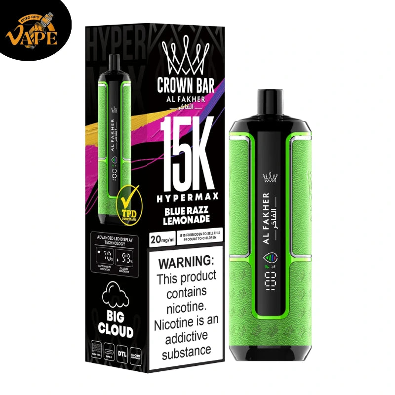 Al Fakher Crown Bar 15000 Hypermax Disposable Vape