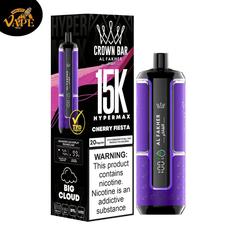 Al Fakher Crown Bar 15000 Hypermax Disposable Vape