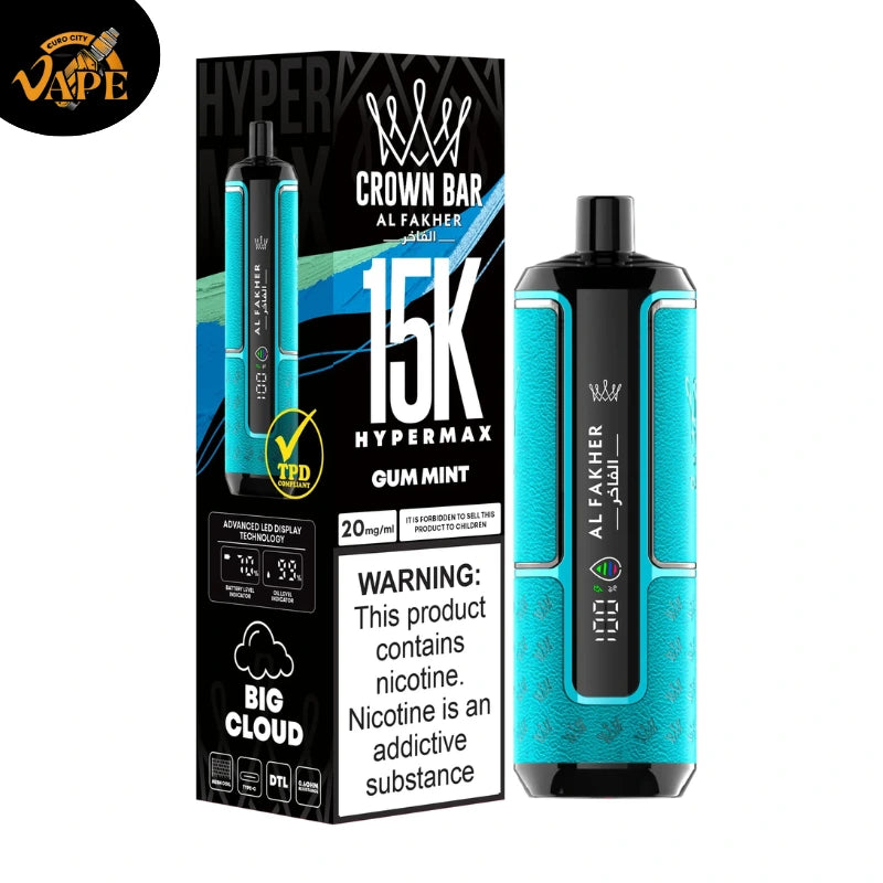 Al Fakher Crown Bar 15000 Hypermax Disposable Vape