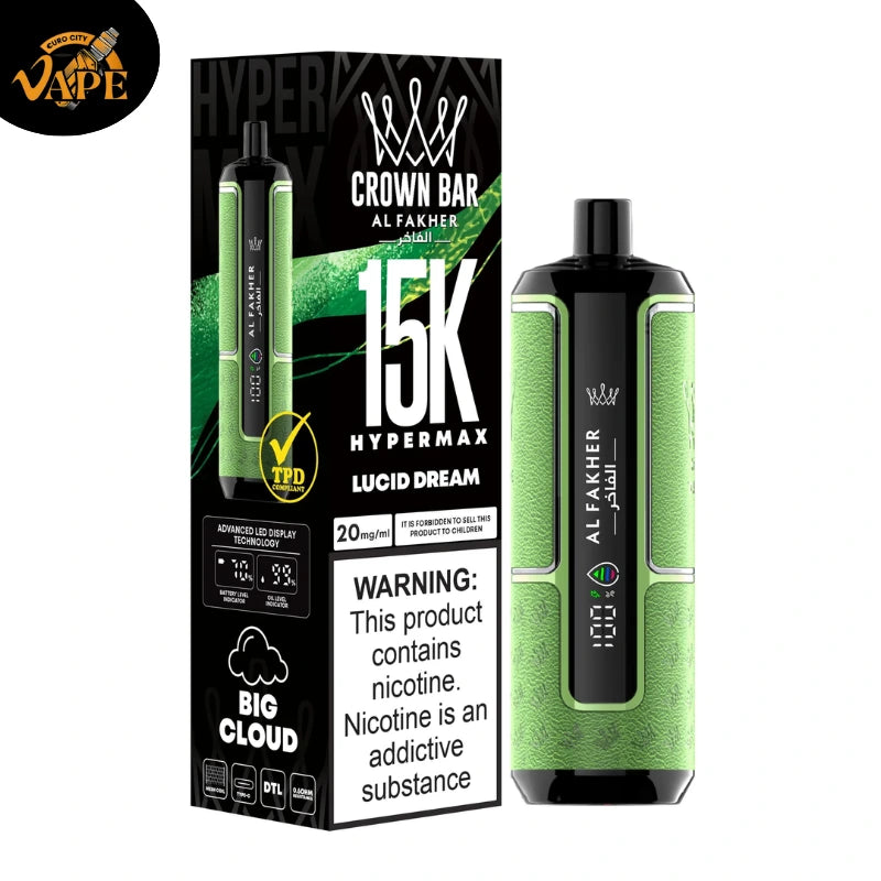 Al Fakher Crown Bar 15000 Hypermax Disposable Vape