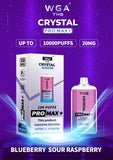 De Crystal Pro Max + 10000 Puffs Wegwerp Vape 