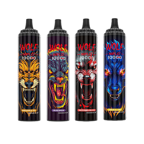 JNR Wolf Niplo 10000 Puffs Wegwerp Vape (Doos van 10)
