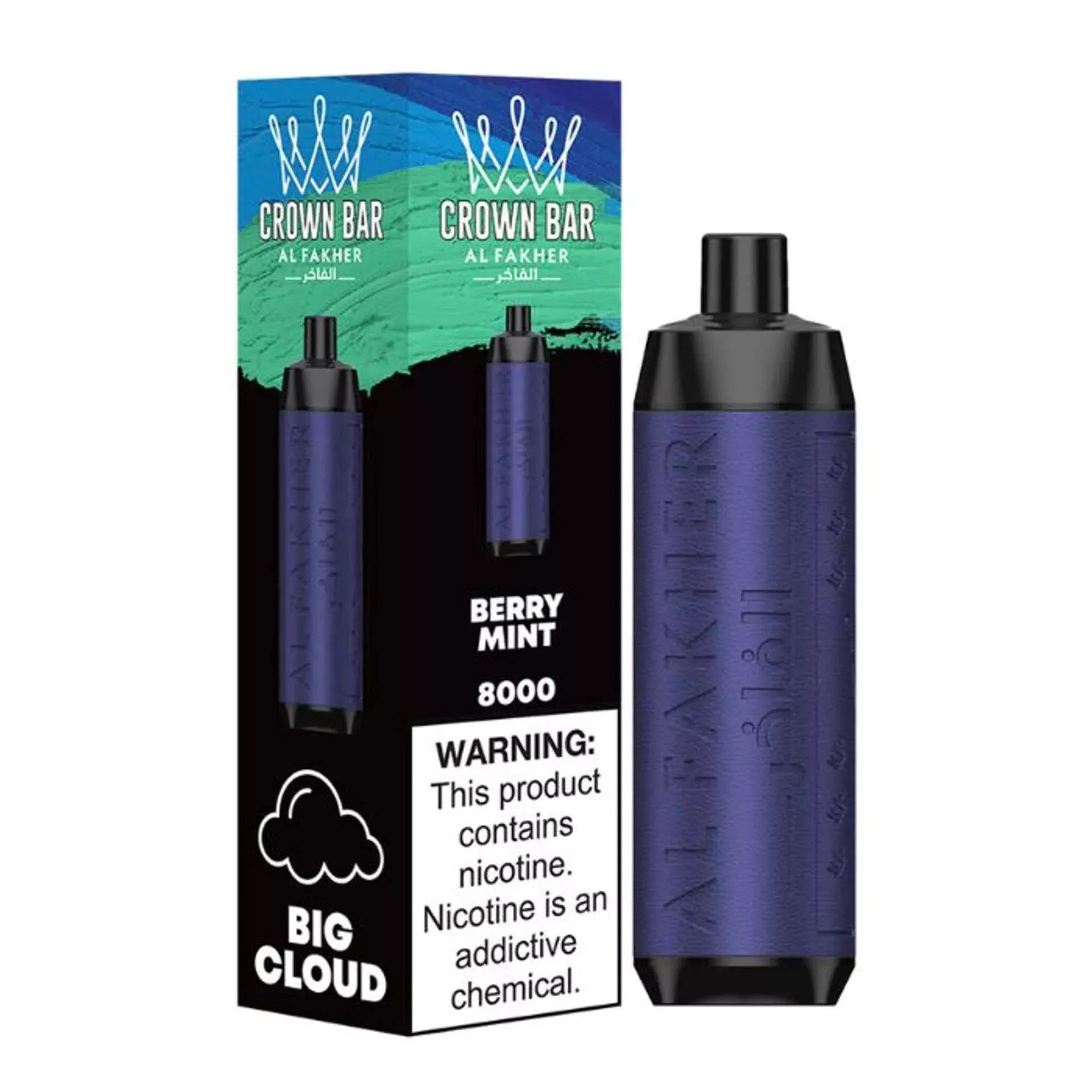 berry mint - Al Fakher Vape 8000