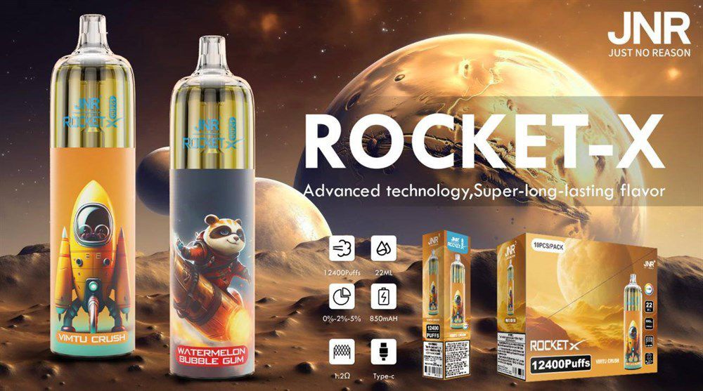 JNR Rocket X 12400 Puffs Wegwerp Vape (Doos van 10)
