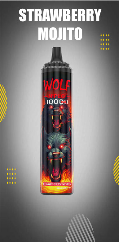 JNR Wolf Niplo 10000 Puffs Wegwerp Vape (Doos van 10)
