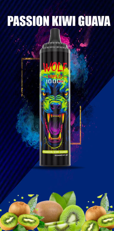 JNR Wolf Niplo 10000 Puffs Wegwerp Vape (Doos van 10)
