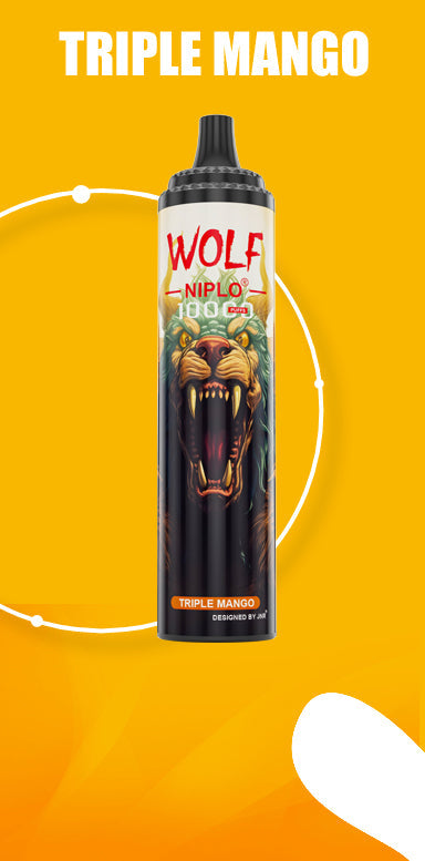 JNR Wolf Niplo 10000 Puffs Wegwerp Vape (Doos van 10)
