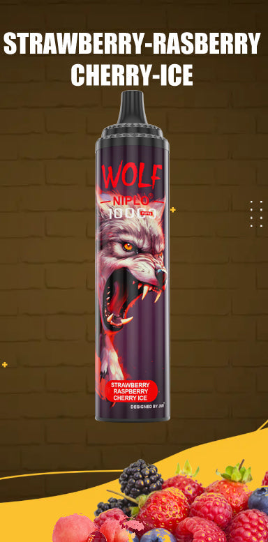 JNR Wolf Niplo 10000 Puffs Wegwerp Vape (Doos van 10)
