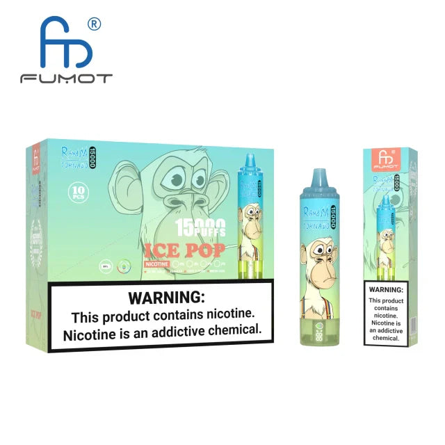 RandM Tornado 15000 Puffs Wegwerp Vape (Doos van 10)
