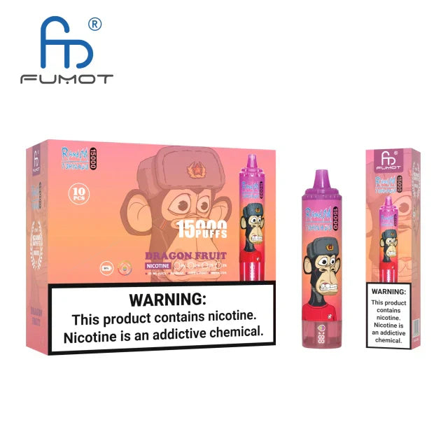 RandM Tornado 15000 Puffs Wegwerp Vape (Doos van 10)
