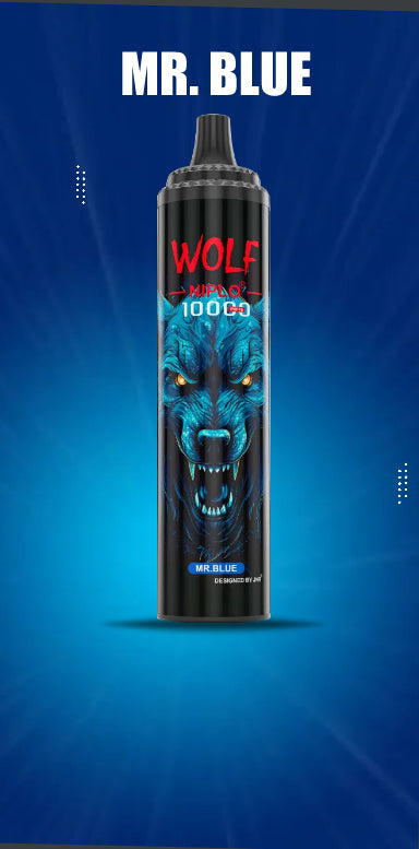 JNR Wolf Niplo 10000 Puffs Wegwerp Vape (Doos van 10)
