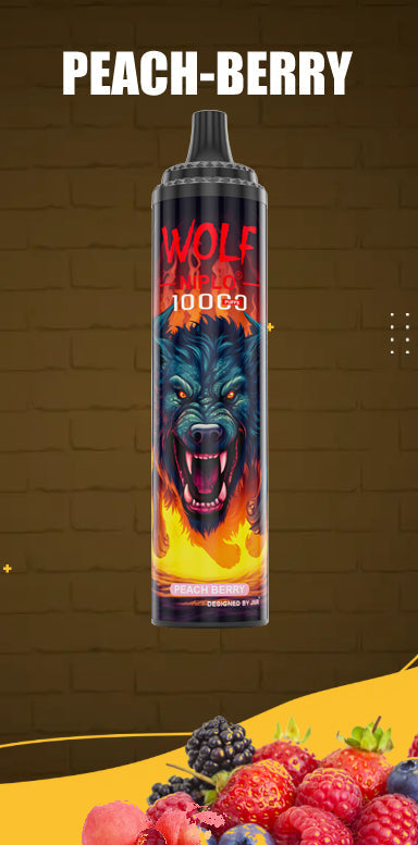 JNR Wolf Niplo 10000 Puffs Wegwerp Vape (Doos van 10)
