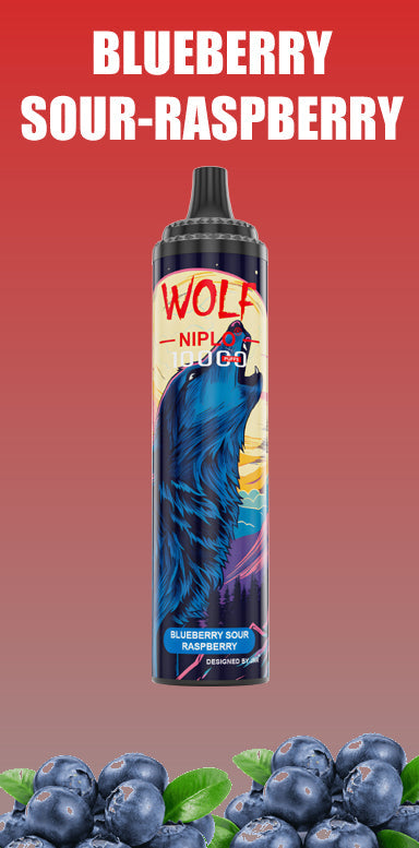 JNR Wolf Niplo 10000 Puffs Wegwerp Vape (Doos van 10)
