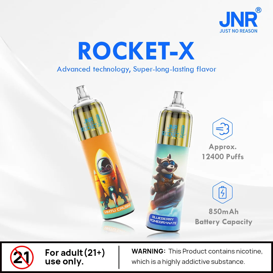 JNR Rocket X 12400 Puffs Wegwerp Vape (Doos van 10)
